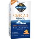 Puutarha Life Fish Oil Omega 3 EPA / DHA Natural Brain Function, Heart & Mood, 850mg rasvahappo täydentää, Minami - Orange Flavor Ultimate Kerran päivässä, 60 Softgels ... Kahden kuukauden toimitus, Gluteeniton