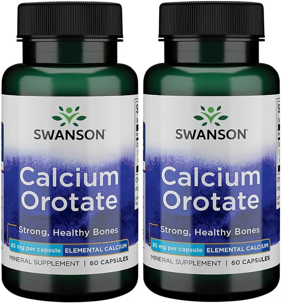 Swanson Calcium Orotate 85 mg 60 Caps 2 pakkaus