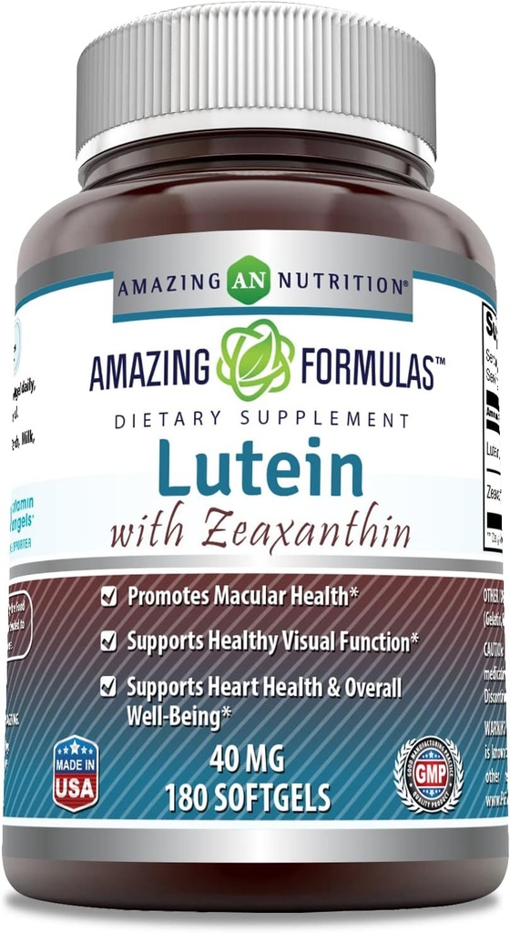 Amazing Formula Lutein 40 mg Zeaksantiinia 1600 mikrog Softgels Supplement 