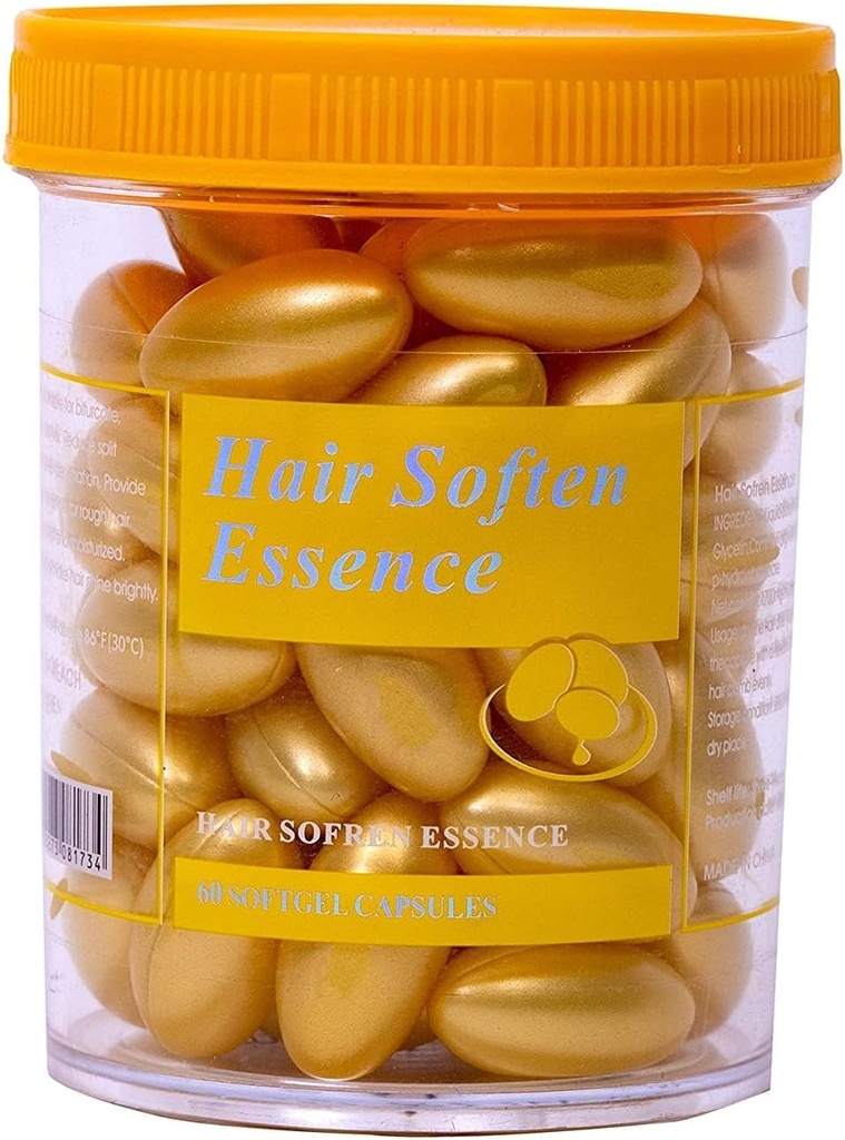 Vitamiini-e hiusten kapselit hiusten putous, vaurioiden korjaus, anti-Dandruff, Shinning - 60 kapselia