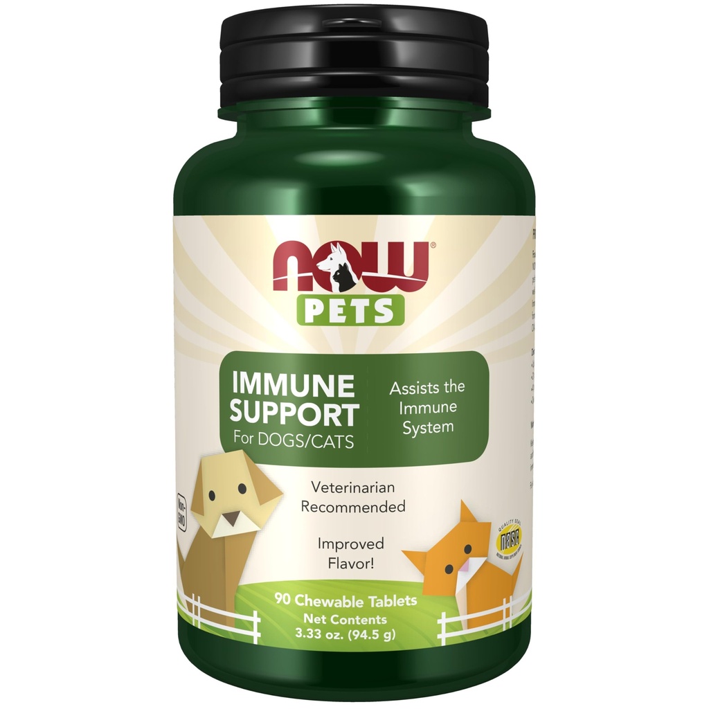 NYT Pet Health, Immunosupport Supplement, Formulated for Cats & Dogs, NASC Certified, 90 purutablettia
