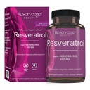 Reservskönhet, Resveratrol 250 mg, Antioxidant Supplement för hjärt- och cellulär hälsa, stöder hälsosam åldrande och immunsystem, Paleo, Keto, 120 kapslar