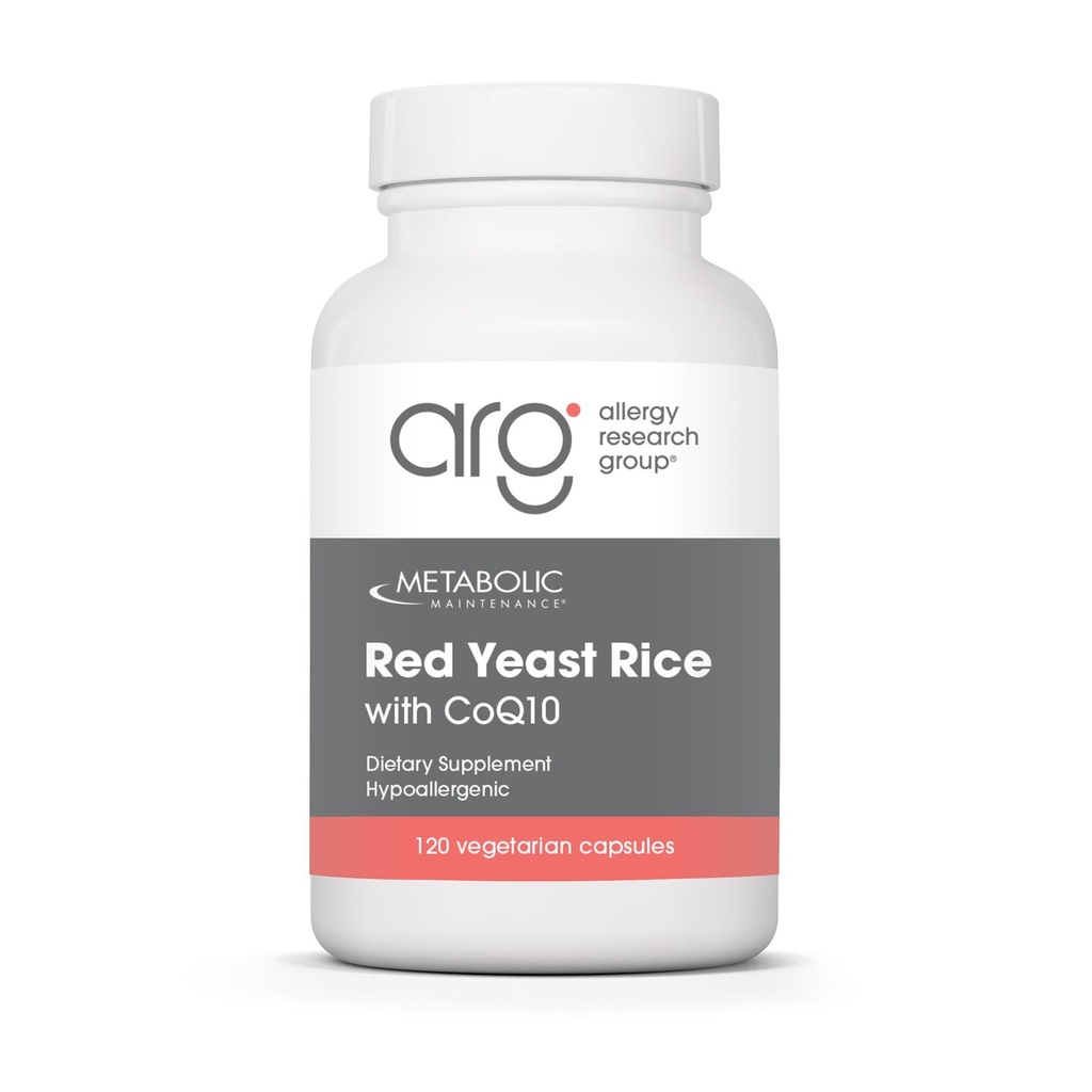 Metabolinen ylläpito Punainen riisi CoQ10 - Tarjoaa energiantuotanto + Kardiovaskulaarinen terveys tuki - Co Enzyme Q-10 + punainen riisi antioksidantti täydentää (120 kapselia)