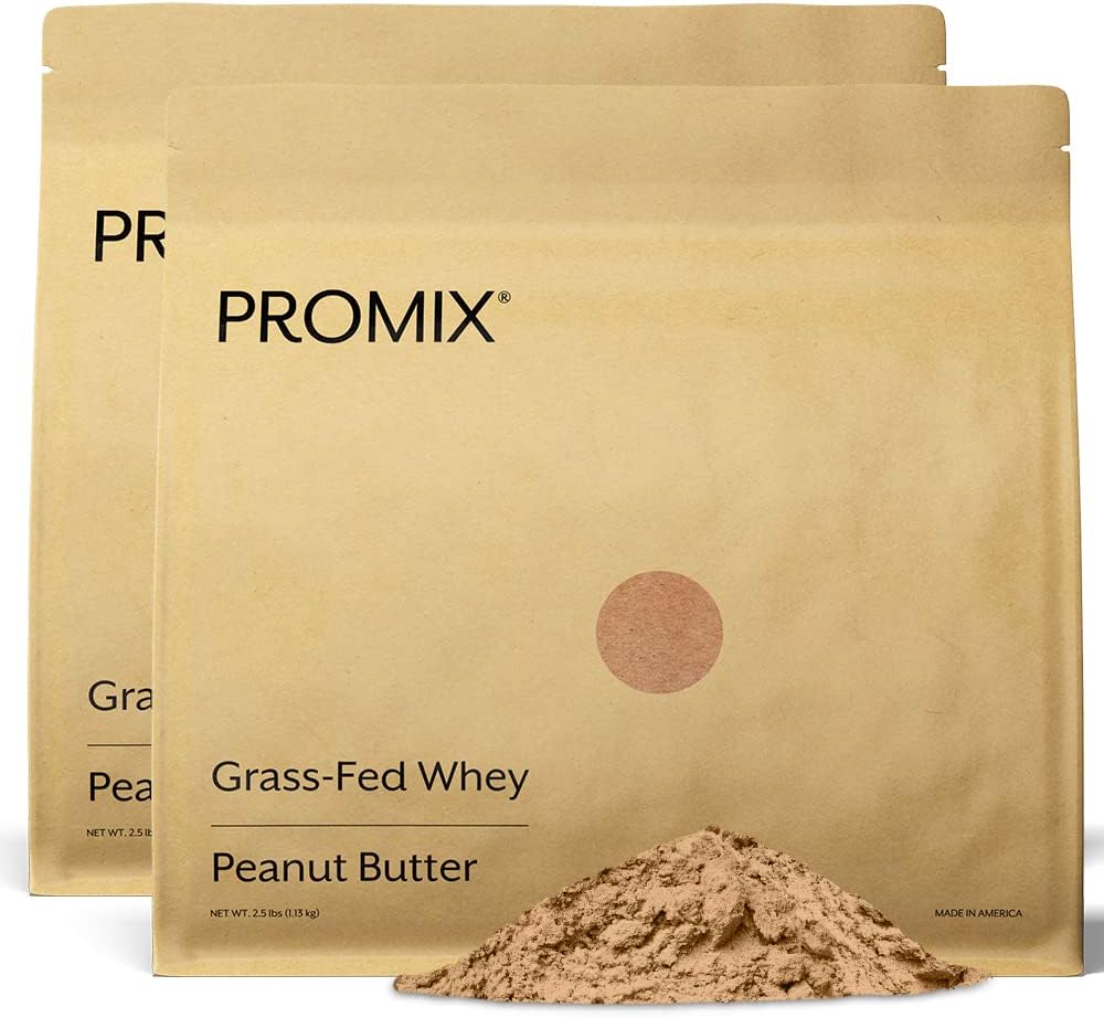 ProMix Nutrition Whey Protein Powder, Peanut Butter - Grass-Fed & 100% Kaikki Natural - ...