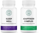 Sleep Well & Adaptogen Complex Bundle - Rauhoittava mieli ja stressin lievitys hyvin restauroituneeseen ja tasapainoiseen elämään