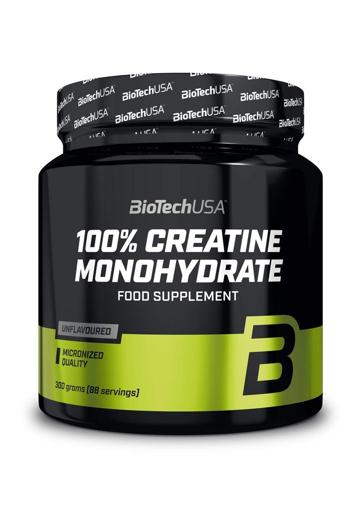 100% kreatiini Monohydraatti - 0.661 lbs (Pot) - Biotech