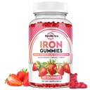 Rauta Gummies - kanssa kalsium, sinkki, Folaatti & B12, C,B6 aikuisille & lapsille - Veren Builder & Energy Tuki rautapuute, anemia, vegan - 60 Gummies
