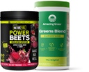 Amazing Grass Greens Blend Superfood: Super Greens Powder Smoothie Mix for Boost Energy, 60 Servings & Nature Fuel Power Beets Powder, Beet Root Powder, Tuki Natural Energy, 60 tarjoilua