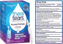 TheraTears Dry Eye Therapy Voitelu silmätipat kuiviin silmiin, säilöntäaineettomia silmätippoja, 30 kertakäyttöistä injektiopulloa (3 pakkaus)