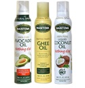 Mantova Keto Spray Oil Set (Avokado, Ghee, Coconut MCT) Oil), 3 kpl pakkaus