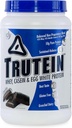 Body Nutrition Trutein High Protein Powder: 45% Whey, 45% Kaseiini, 10% Egg White Protein Shake Mix, Gluteeniton, Alhainen Natrium, Low Carb Protein Supplement Powder for Men & Women, Chocolate, 2lb