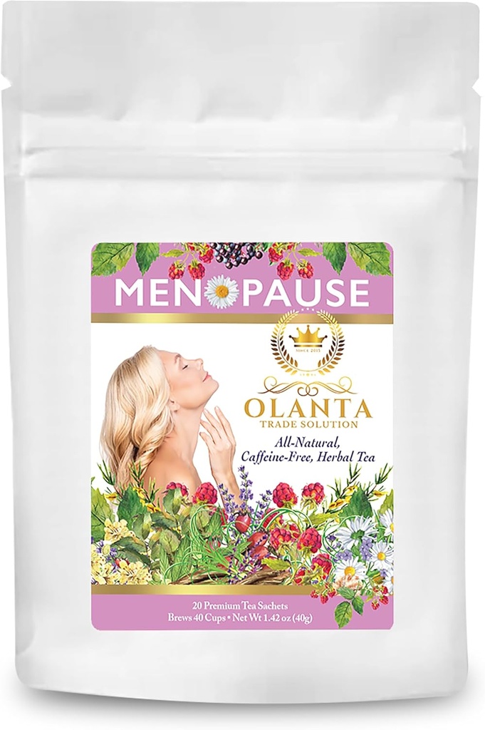 Vaihdevuodet tee - vaihdevuodet Relief lisäravinteet, vaihdevuodet Jäähdytys tuotteet, vaihdevuodet lisäravinteet naisille, yrttitee vaihdevuodet oireet - 20 Premium Tea Sachets