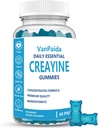 Kreatin Gummies Monohydrat, Chewable Creatine Monohydrate, Muscle Boost, Energy Boost, Pre-Workout Supplement, Förbättrade Bursts, Vegan, Muscle Growth Support, Recovery & Performance, Gluten Free