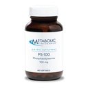 Metabolinen ylläpito PS-100 Fosfatidyyliseriini, 100 mg - täydentää tukea normaali muisti + kognitio, edistää lepoun (60 Softgels)