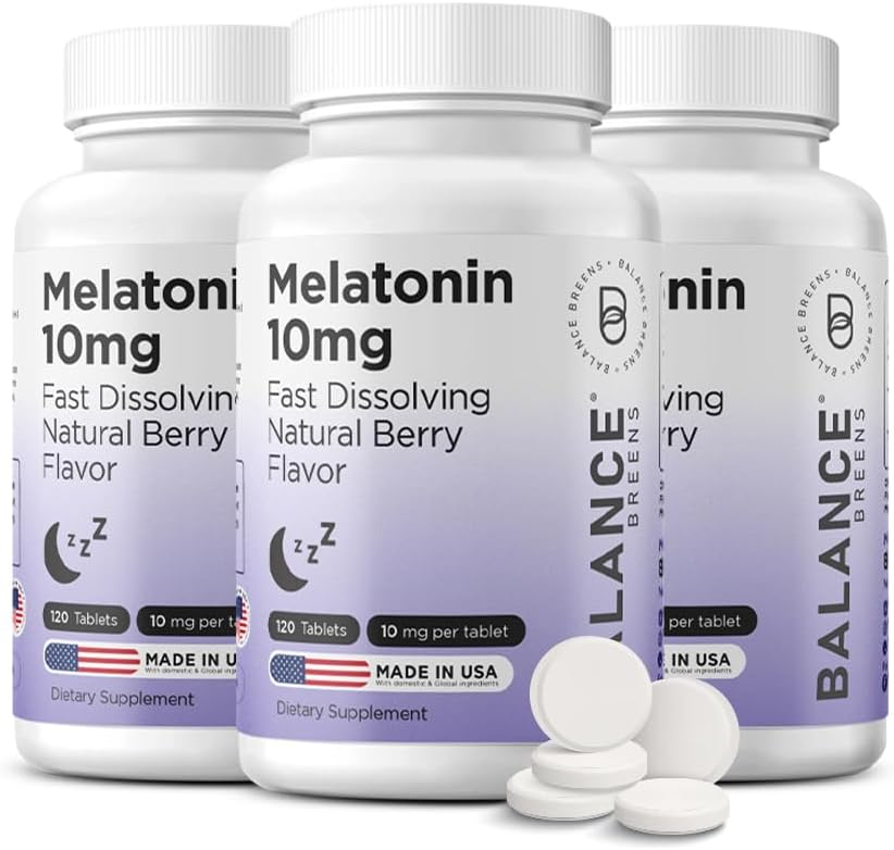 Balancebreens Melatoniini 10 mg Nopea ratkaisu, 120 tablettia ...