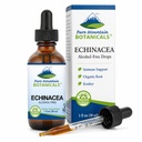 Pure Mountain Botanicals Liquid Echinacea Drops - Kosher Tincture Alcohol Free Extract - 500mg Organic Echinacea -1oz Bottle