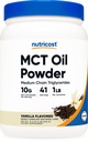 Nutricost Premium MCT Oil Powder (1 LB, Vanilla) - Paras Keto, Ketosis, ja Ketogeeniset Diets - Zero Net Carbs, ei-GMO ja gluteeniton, Keskipitkäketjuinen Triglyseridi