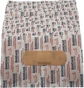200 Pack Joustava Fabric liima siteet, hengittävät mukavat sidenauhat 1" x 3" ensiapuun, haavojen hoitoon ja suojeluun