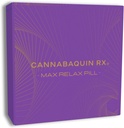 Cannabaquin Max Relax Pill - Supplement Complex 100% Kasvitieteellinen Formula rentoutumista, Muisti, Selkeys, Stressi tuki, Valmistettu Yhdysvalloissa luonnontuotteita Omista kentistä