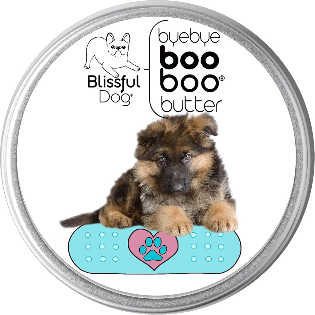 Autuas koira 8 oz TIN Saksanpaimenkoira Booboo Butter