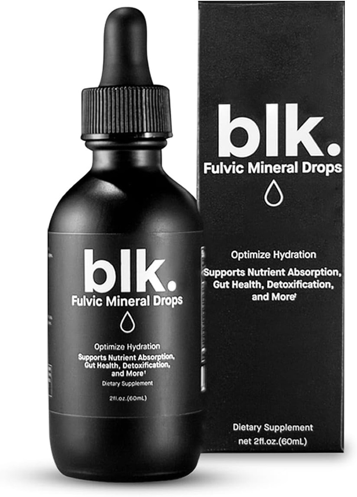 PH 8 + Natural Mineral Alkaline Water Drops Electrolyte Infused med Fulvic och Amino Acids, Zero Sugar, 2oz.