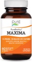 PURE ESSENCE LABS Maxima Probiootit 100 miljardia PMY - Miehet & naiset Probiootti täydentää parempaan digestiota - 15 kanta Immuunitukea ja digestiivinen terveys (60 kapselia)