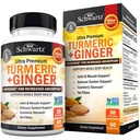 Kurkuma ja inkivääri lisäravinteet - 95% Standardoitu Curcuminoids BioPerine Black Pepper uute ultra korkea imeytyminen - Natural Joint Support Supplement - Gluteeniton - 60 kapselia