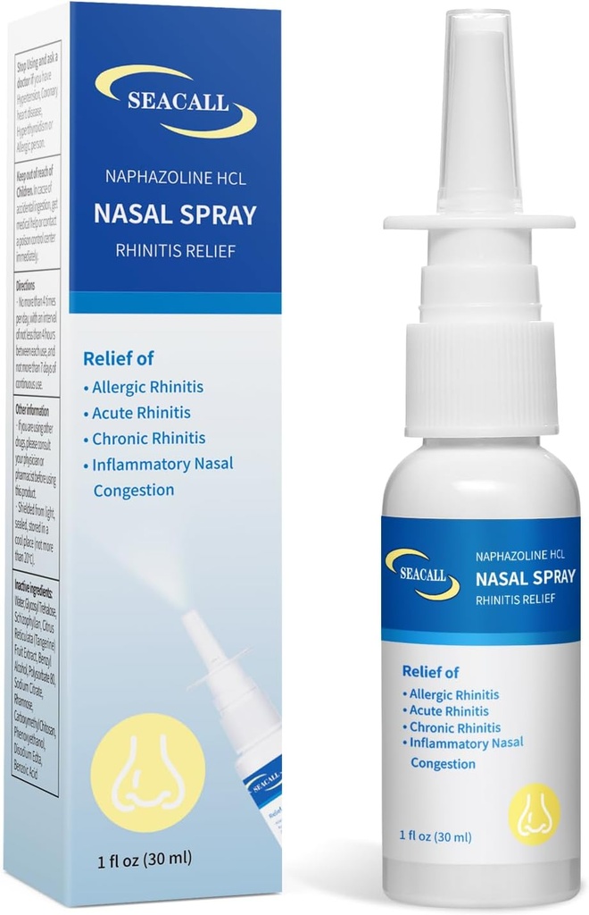 Nasal Spray, Rhinitis Spray Relief från Allergic Rhinitis, hävdar att de sköljer Nasal irriterande, Relieves Dry Nose Symptoms & Reduces Sneezing, Itching, Runny Nose & Congestion (30ml/1 fl oz)