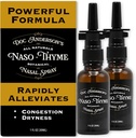 Doc Andersons Botaniska Nasal Spray - Natural Congestion Relief med Aloe & Thyme för Clearer Breathing, Combat Irritants och Moisturizes, Made in USA (2 Pack)