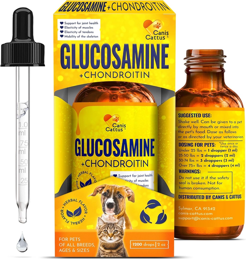 Glukosamiinia kissoille koira Joint Liquid Supplement ... Kat.
