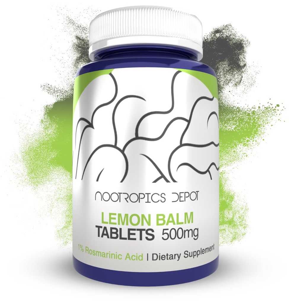 Nootropics Depot Lemon Balm Extract Tabletit 