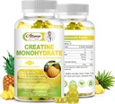 Sokeriton kreatiinimonohydraatti miehille ja naisille, kreatiinimonohydraatti Complex täydentää magnesium & sinkki & Ashwagandha, lihasten kasvua & voimaa, energiaa, Pre workout täydentää