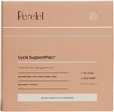 Perel Cycle Support Pack, Päivittäinen täydennys rauta, C-vitamiini, B12 & bloat ja PMS Support Blend, Soy, Dairy & Gluteeniton, 28 päivän tarjonta