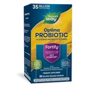 Nature's Way Fortify Optima Probiotic för vuxna, 35 miljarder levande kulturer, 15 stammar, stöder matsmältningsbalans och immunhälsa *, ingen kylning krävs, 60 kapslar (Packaging May Vary)