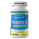 Puritans Pride Probiotic 10 med vitamin D för att hjälpa till att stödja immunsystemhälsa *, 60 greve, vit