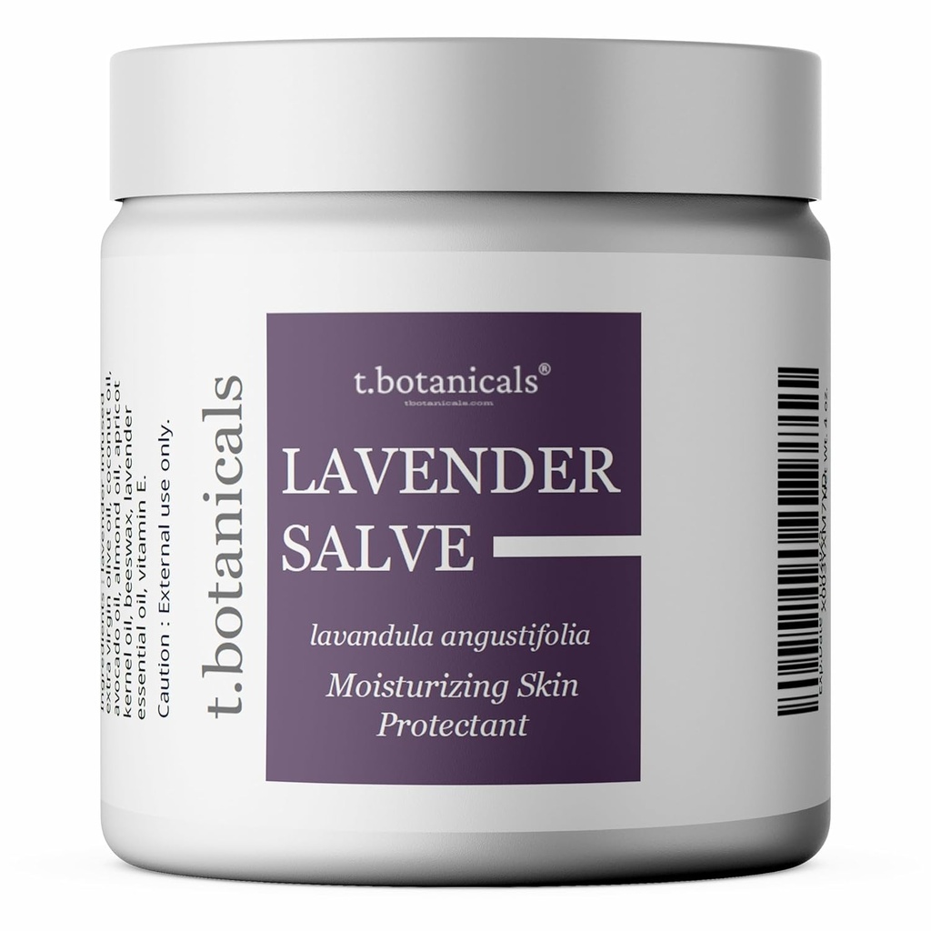 Lavendel Salve, All Natural Moisturizing Lavender Balm, hudskyddsmedel Repair salva för irriterad hud (4 oz)