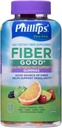 Phillips' Fiber Hyvät Gummies Plus aineenvaihdunta tuki - inuliini liukeneva kuitu - B-vitamiinit & Kromi auttaa tukemaan aineenvaihduntaa - 72 Count