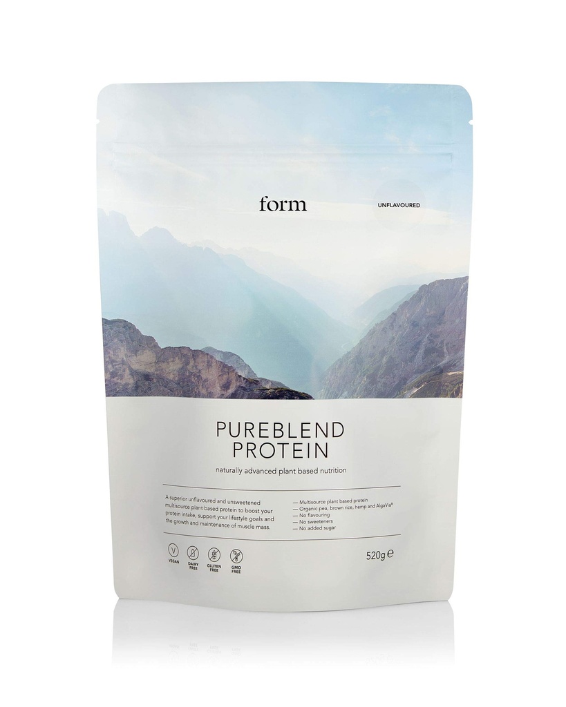 Form Pureblend Protein - makeuttamaton ja makuamaton Vegaani Protein Powder - 15 g kasviproteiinijauhetta Mautonta per tarjoilu. Täydellinen Smoothies, ruoanlaitto ja paistaminen