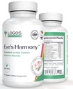 Even Harmony Menopause Supplement, Hormoni tuki naisille soija Isoflavones, musta Cohosh & punainen vadelma, ei-GMO Natural PMS & Menopausal Symptom Support, 60 kapselia