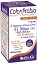 HealthAid ColonProbio 82 miljardia Prebiootti, 14 kanta, kerran päivässä, 60ct, Optimum Colon Care, Acid & Bile Resistant, Dairy Free, Gluteeniton, Ei-GMO, High Bifido