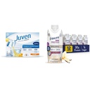 Juven Therapeutic Nutrition Drink Mix Powder for Wound Healing, 30 Count + Varmista Max Protein Nutrition Shake, Ranskalainen vanilja, 12 pakkaus