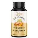 Liposomal Turmeric Curcumin Supplement 2000mg, 95% Standardoitu Curcuminoid Extract & Organic Root Powder with Piperine Black Pepper Fruit (15 mg), 60 softgels