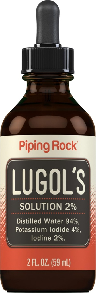 Lugols Jodi Drops 2% 2 fl oz Liquid Supplement . Kalium Iodide 4