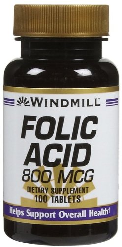 Tuulimylly Folic Acid 800 Mcg Tabs, 100 lla
