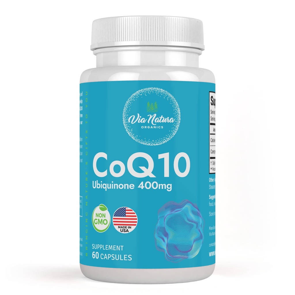 CoQ10 Ubiquinone 400mg | Tillägg | 60 kapslar
