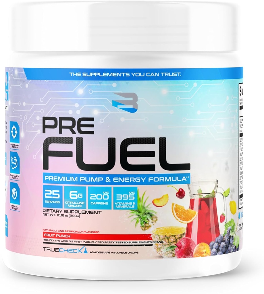 Uskokaa PRE Fuel - Laser Focus, Lihas Fullness & Endurance ... Ultimate All-in-One Pre-Workout...