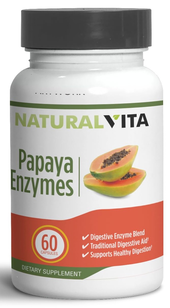 Generic Natural Vita Papayan Papayan Enzymes, Dgestiivinen hoito Apua Enzyme Blend, Ruokavalion täydentää, ravintoa Gut kanssa Papaya Enzyme Blend Ruoansulatusta ja hyvinvointia.