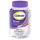 Caltrate 600 Plus D3 Plus Minerals Calcium och vitamin D Supplement tabletter, benhälsa och mineraltillskott för vuxna - 120 greve (Packaging kan variera)