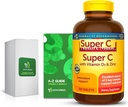 Super C D3-vitamiini & Sinkki 200 tablettia yksinoikeudella A-Z - Parempi Ligth & Spring Guide (2 tuotetta)