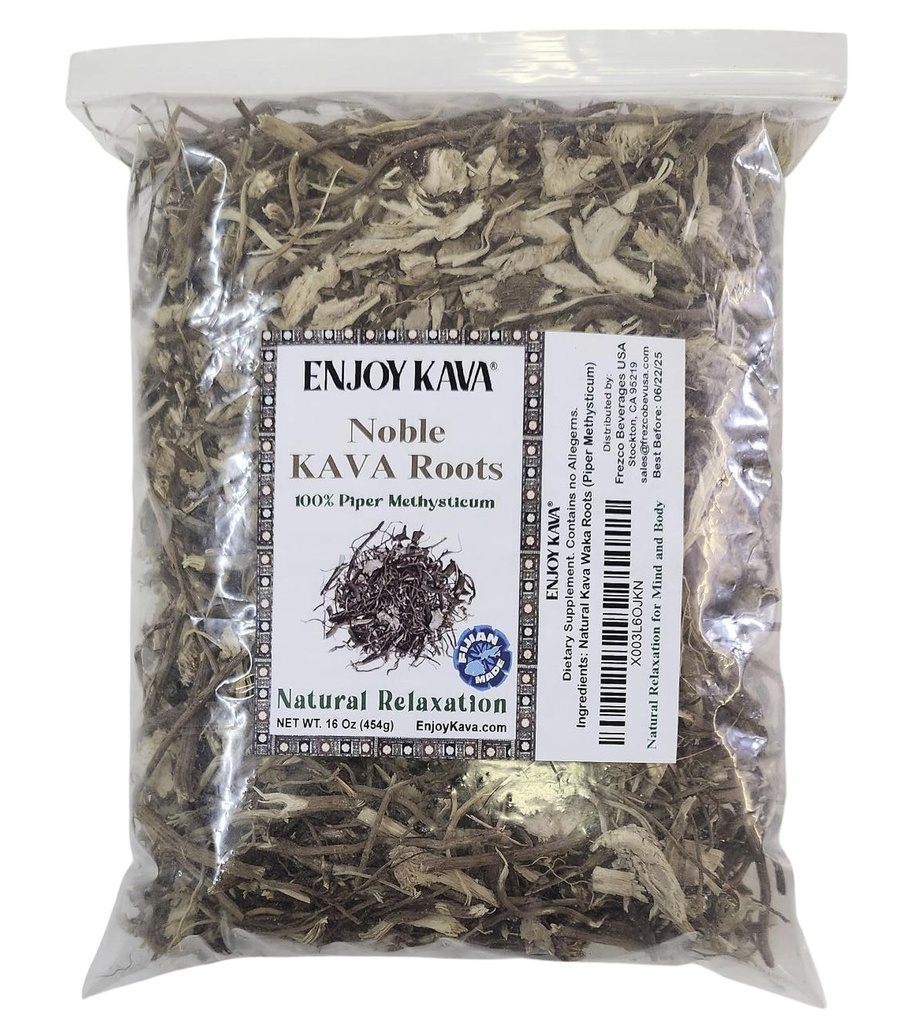 Aito 100% jalo KAVA - juurileikkuu & Sifted (16 Oz Bag) tuotu FIJI Islands